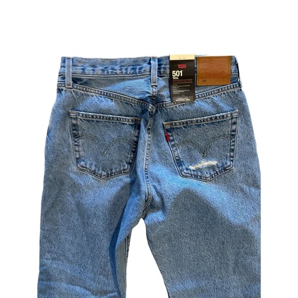 LEVIS 90s Distressed Baggy Denim Jeans 27x30 NEW - Picture 5 of 7
